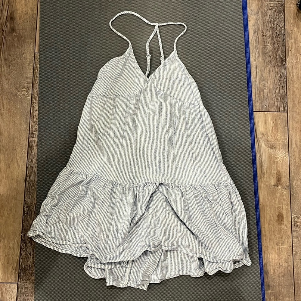 Aerie blue striped sundress GUC size XS.
